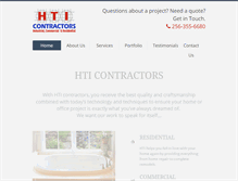 Tablet Screenshot of hticontractors.com